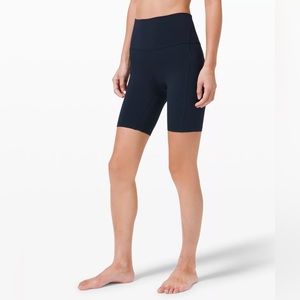 Lululemon Navy Align Shorts 8” Size 4